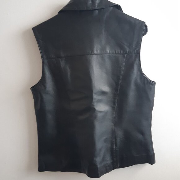 Daniel San Perfecto sleeveless genuine leather vest Medium - Picture 11 of 16